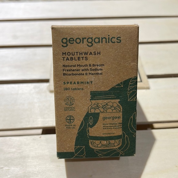 🆕 Georganics Mouthwash Tablets - Spearmint - 180 tablets - Picture 3 of 6